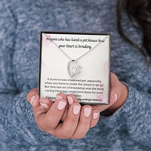 Nakit za kartice za poruke-pokloni za žene, ručno rađena ogrlica ogrlica za kućne ljubimce sa simpatijom poklon: Dainty Paw Print