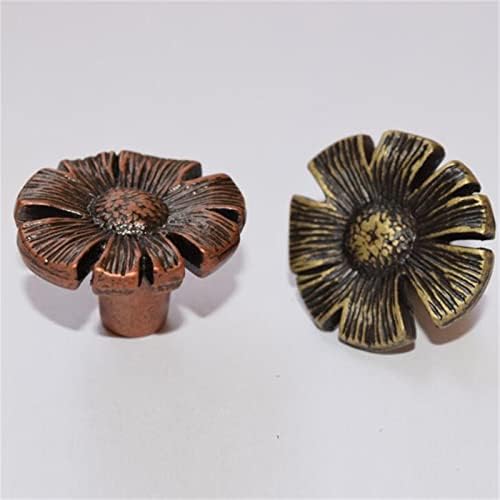 RFXCOM Retro ručka u obliku cvijeća Jednostruka rupa srebrna ormar za ormare za cipele Ormar gumba za ručke nameštaju Namještaj 1pcs