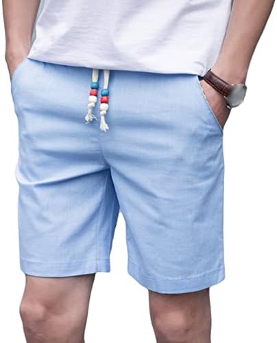 Muške povremene kratke hlače Prozračne vježbe Modne velike i visoke kratke hlače Classic FIT CRTKOVITE Ljetne plažne kratke hlače