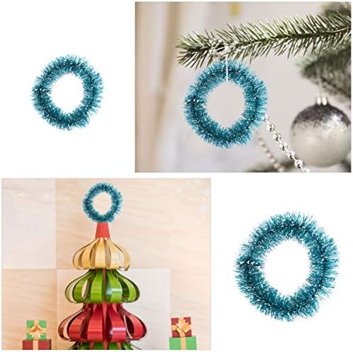 Mini vijenac Božićni prsten za svijeće: 10pcs umjetni božićni vijenci za odmor za božićne zabave i ukrase
