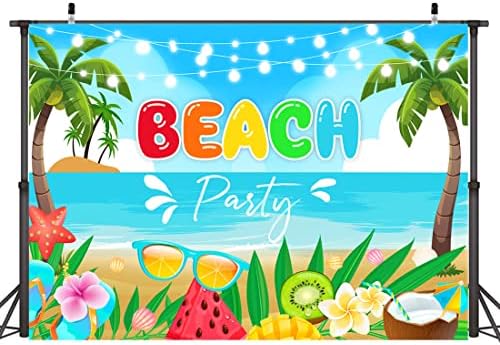 Lofaris ljeto pozadina plaža Party rođendan voće ananas Sunglass cvijeće Palmi lišće fotografija pozadina rođendan Partyn plaži dekoracije