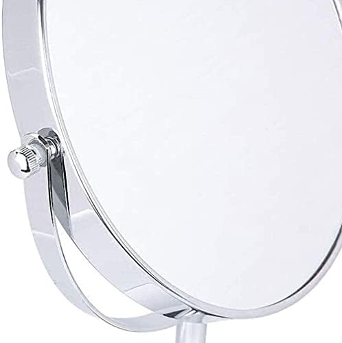 Ogledalo za šminkanje ogledalo za šminkanje, stolno dvostrano ogledalo za uljepšavanje 3x uvećanje Kozmetičko ogledalo 360° okretno ogledalo za kupaonicu sklopivo toaletno ogledalo