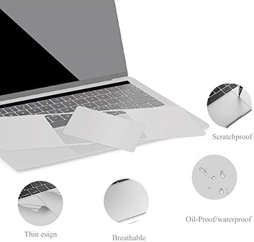 Keanboll dlan odmorna koža za 2022 MacBook Air 13.6 inčni M2 CHIP model A2681 sa trackpad-ovom poklopcem, Macbook Air M2 zaštitna