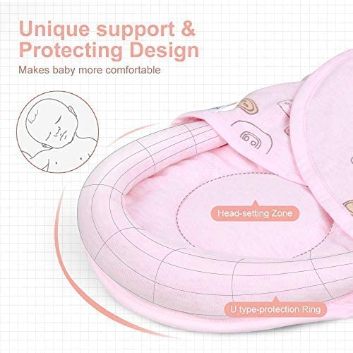 KNIROSTE Novorođenče za nošenje za spavanje Novorođenčad, trosmjerna ploča za nošenje za novorođenčad, trostruko jednostavno podesiva