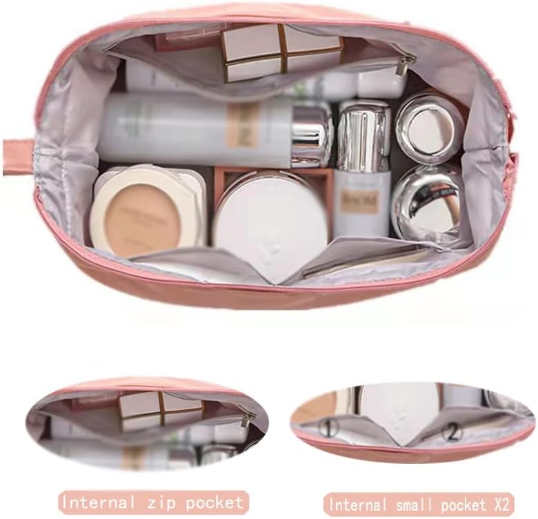 IRDFWH dvostruki sloj šminke za šminku Žene kozmetičke torbe Toaletni materijal Turistički organizator Kapacitet HOGO Kapacitet Ženska pohranjivanje Kućišta