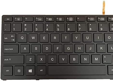 Siakoocty Laptop zamjena američki raspored nema pokazivanja sa pozadinskom osvjetljenom tastaturom za HP Zbook 15 G3 G4 17 G3 G4 848311-171