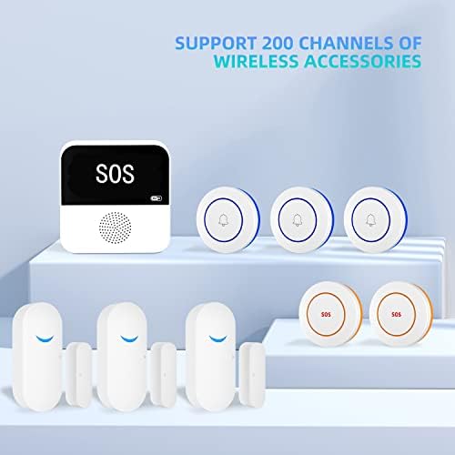 Tuya WiFi alarmni sistem pametne kuće, može se upariti sa 200 bežičnih dodataka, sa sirenom oko 150 DB, 12 muzike, daljinskim upravljačem za mobilni telefon, zapisom istorije, ugrađenom baterijom, USB punjenjem