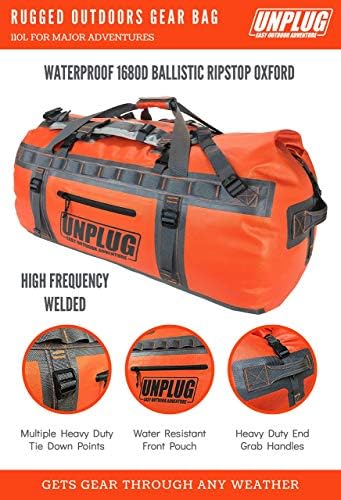 Isključite Ultimate adventure Bag-1680D vodootporna torba za teške uslove rada za vožnju čamcem, motociklizam, lov, kampovanje, kajake ili Jet Ski. Dobija Opremu Kroz Sve Uslove