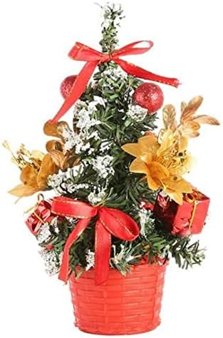 Weimay 1pcs umjetni Xmas Tree Mini božićno stablo Stonje zeleni božićni ukrasi za božićnu stolu Top Deck Decor Home Unutarnje ukrašavanje - 20cm