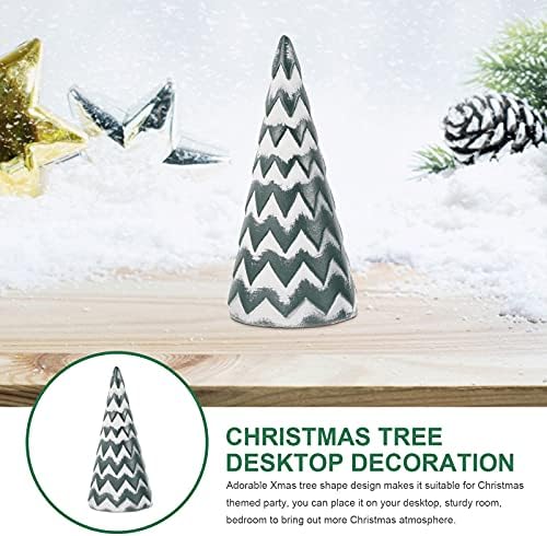 Galpada Božićna dekoracija 1pc Mini božićno stablo ukras drvene desktop Božićno ukrašavanje stabla