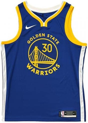 Stephen Curry Golden State Warriors potpisao je Blue NBA Swingman Nikey dres PSA - autogramirani NBA dresovi