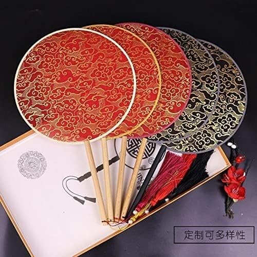 Aniic sklopivi ventilator i crveni svileni ukrasni obožavatelji kineske vjenčane ruke napravile su preklopne prenosne navijačke poklone