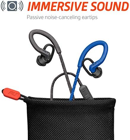 Plontronics Backbeat Fit 350 bežične slušalice, stabilne, ultra svjetlo, znojenje u slušalicama vježbanja u ušima, crna
