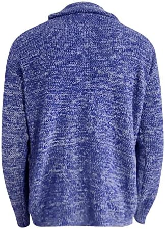 Jakne za muškarce Cardigan Europe i Amerika Čvrsta boja s dugim rukavima Slim Fit pletene džemper kapke