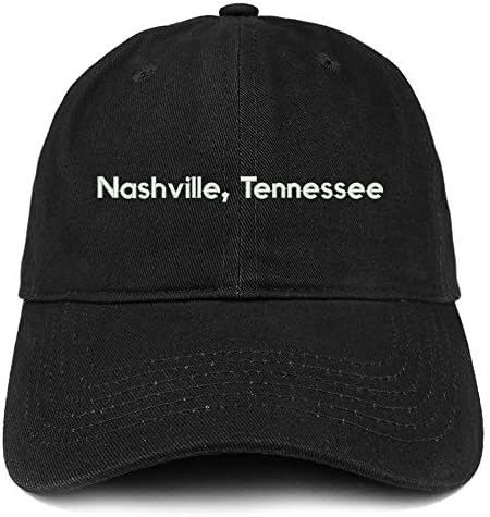 Trendy Odjeća za odjeću Nashville Tennessee vezeni nestrukturirani pamučni tata šešir