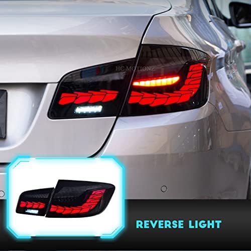 HCmotion LED zadnja svjetla za BMW serije 5 BMW F10 F18 2011-2017 sa sekvencijalnim Žmigavcem, LED DRL animacijom pokretanja