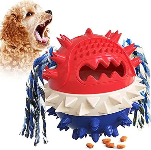 Fegoclt Strong IQ Ball BOOTCY Doziranje hrane Doziljke Žvakačke igračke Squeaker Flotable Otporne na kućne ljubimce otporne na kućne ljubimce uže štene