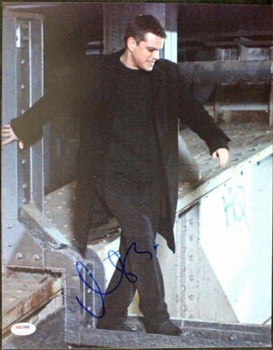 Matt Damon The Bourne Supremacy potpisala je autentičnu 11x14 photo PSA / DNK # T50389