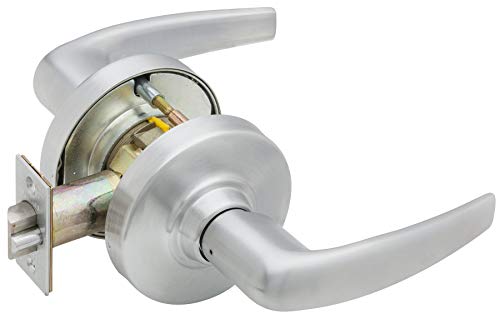 Schlage Commercial ND75BDome625 ND serija 1 cilindrična brava, Sigurnosna funkcija učionice, Omega Dizajn ručice, Svijetli Chrome