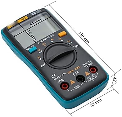 KXDFDC digitalni multimetar 6000 grofova pozadinsko osvjetljenje / dc ammeter voltmetar ohm prijenosni naponski metar