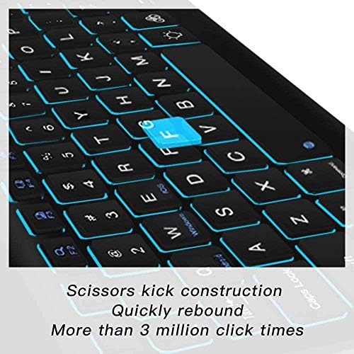 BoxWave tastatura kompatibilna sa Infinix Smart 5 Pro-SlimKeys Bluetooth tastaturom - sa pozadinskim osvetljenjem, prenosiva Tastatura sa praktičnim pozadinskim osvetljenjem-Jet Black