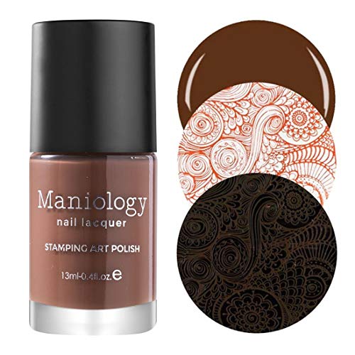 Maniology Dirt Brown Colored Creative Art Stamping Poljski Set - Mythos Kolekcija, Annato Clay