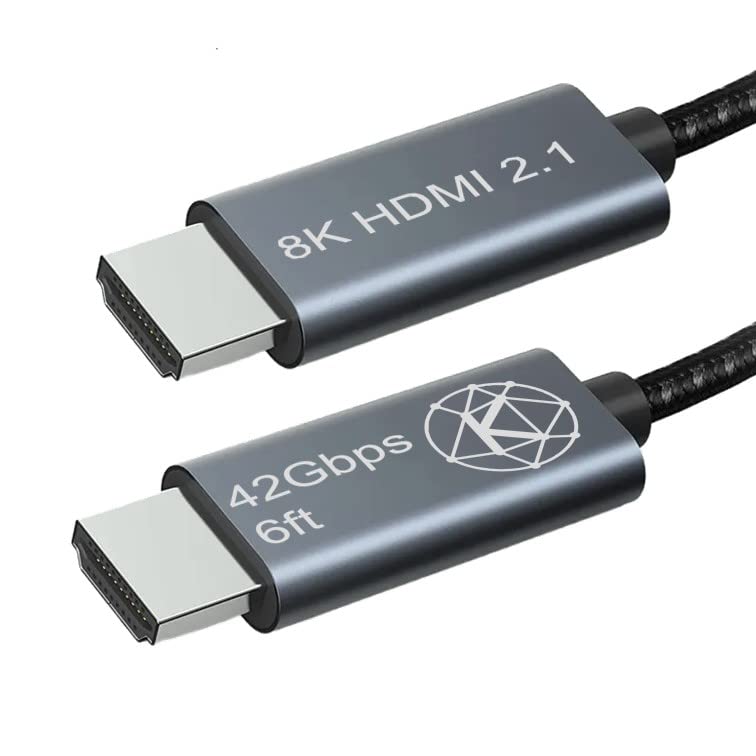 Katola 8K HDMI 2.1 Video kabel HD-MM8K6 8K @ 60Hz, 4K @ 120Hz 42Gbps, 6ft Cord Extender. Ultra velika brzina, res7680 * 4320, dinamički