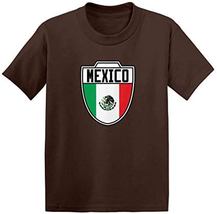 Meksiko - Zemlja Soccer Crest dojenčad / Toddler Pamuk Džersey majica