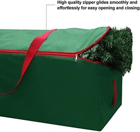 Torba za čuvanje božićnog drveta-odgovara drvetu od 9 stopa, izdržljiva velika posuda za vrećicu za božićnu jelku štiti od široke