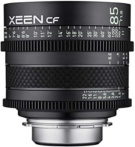 ROKINON XEEN CF 85mm T1.5 Pro kino sočivo sa konstrukcijom od karbonskih vlakana & amp; svjetleće oznake za ARRI PL nosač