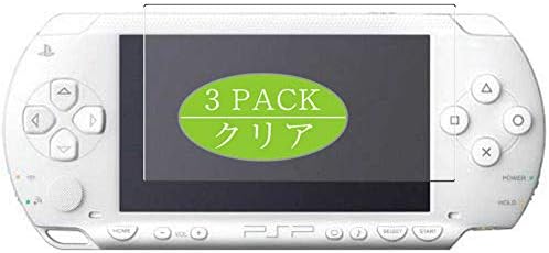 Vaxson 3-Pack zaštitnik ekrana, kompatibilan sa SONY PSP 2000 PSP2000, HD zaštitnik filma [ne kaljeno staklo] fleksibilna Zaštitna