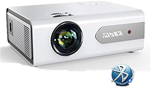 Yaber v3 Mini Bluetooth projektor 6000 Lux Full HD 1080p i zum podržani, prenosivi LCD LED dom i otvoreni projektor za iOS / Android