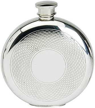 Edwin Blyde & – Co Spirit tikvica-tradicionalni okrugli oblik utisnut sa korpom tkati dizajn, 6 oz, kositar 14 x 10 x 4 cm