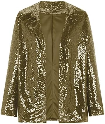 Ženska modna sekfina jakna Cardigan rever zarez vrata casual bluzer s dugim rukavima otvoren prednji prednji kaput od jakne