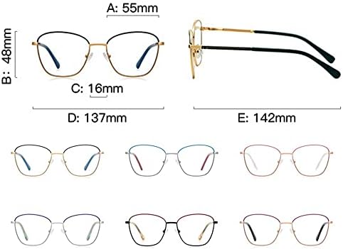 Resovije četvrtaste naočale za čitanje ženskih i muških metalnih okvira Ručno izrađeni čitači