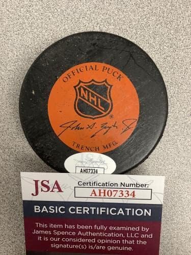 Bobby Orr potpisao Hockey Puck NHL Boston Bruins autogram JSA HHOF Top 100-Autogramed NHL Paks