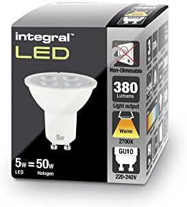 Integral GU10 LED Spotlight 5W / 50W topla bijela