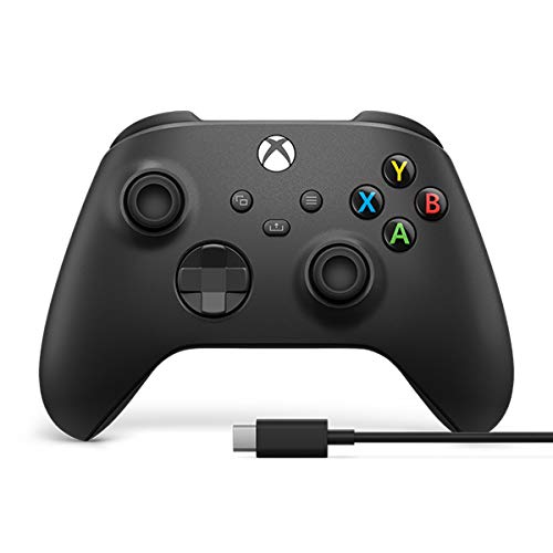 Xbox Core Wireless Controller + USB-C Cable-Carbon Black