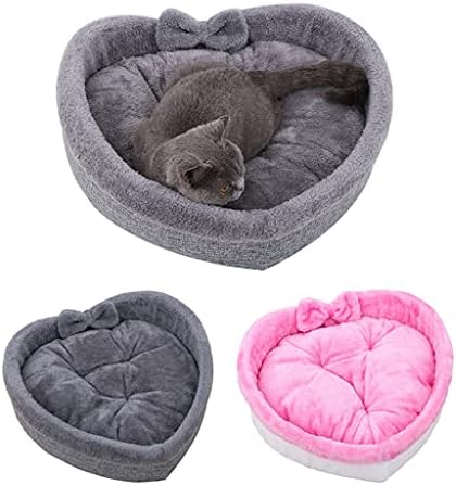 SXNBH Oblik srca mekane udobne mačke za kućne ljubimce za kućne ljubimce za veliki mali štenad pas topla jastuka gnijezdo u košaricu