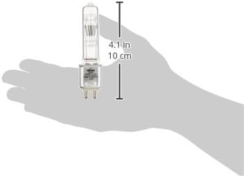 Sylvania / Osram 54516 serija Sylvania 54516-GLA-Stage i Studio-T6-575 Watt sijalice-115 volti-G9. 5 heatsink baza-3050K