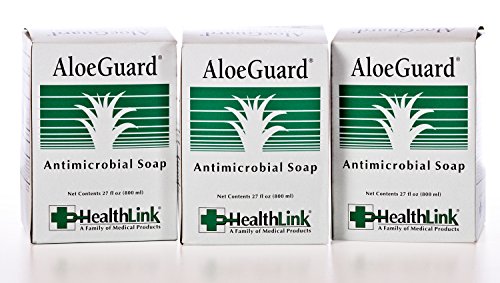 Healthlink AloeGuard hidratantni antimikrobni sapun, Aloe Vera Infused, PCMX, lagani cvjetni miris