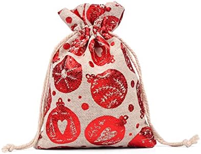 VEFSU posteljina pamučna torba posteljina posteljina posteljina za pahuljicu poklon torbe bombone božićne torbe za pohranu tkanina