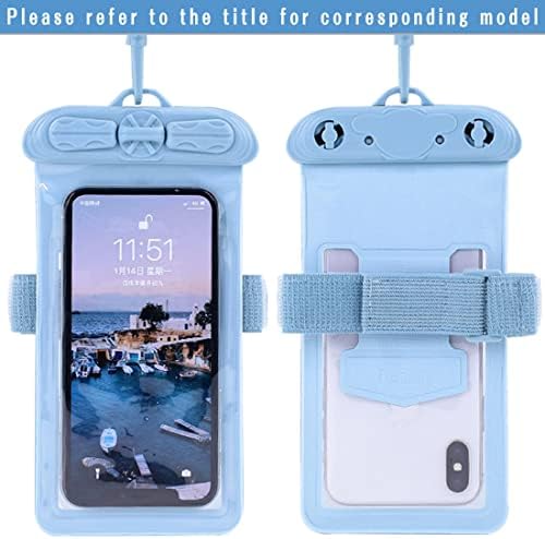 Vaxson futrola za telefon, kompatibilna sa UMIDIGI S2 Lite vodootpornom vrećicom suha torba [ ne folija za zaštitu ekrana ] plava