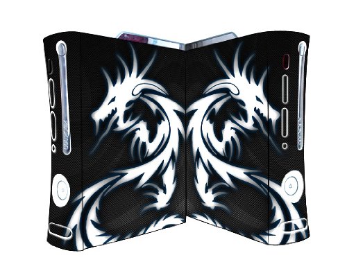 Bundle Monster Vinyl Skins Dodatak Za Xbox 360 Game Console - Cover Naljepnica Za Zaštitu Prednje Ploče Art Decal - Blue Dragon