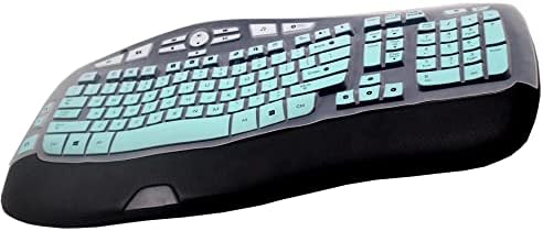 Zaštitni poklopac kože od silikonske tastature za zaštitu od prašine kompatibilan sa Logitech K350 MK550 MK570 bežičnom talasnom tastaturom