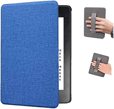 Futrola za 6,8 Kindle Paperwhite 11. generacije 2021 sa remenom za ruke, Pu navlakom od tkanine - sa automatskim buđenjem/spavanjem