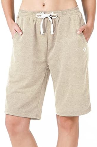 Naviskin Ženske lagane Bermuda kratke hlače Atletski kratke hlače Dužina koljena Ležerne prilike ljetne kratke hlače sa džepovima
