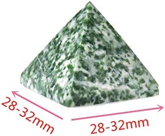 Laaalid XN216 1pc Natural Crystal Qinghai Jade piramida Kvarc Beljening Energy Stone Reiki Crystal Tower Home Dekoracija Pokloni Natural