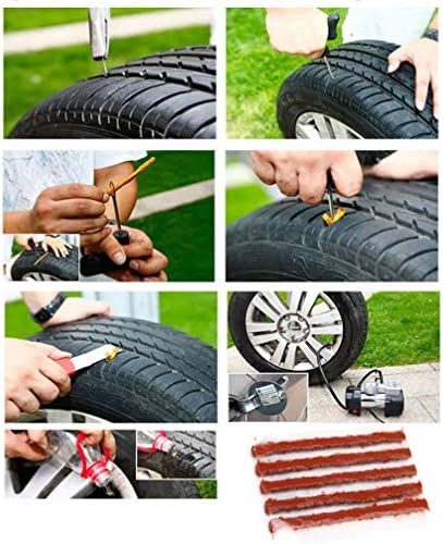 Bestsport Car Tyres 30pcs Trailer Rezervna guma Mount Tire Puncture Popravak traka traka za automobile Motocikl Automobili 215 / 55R17