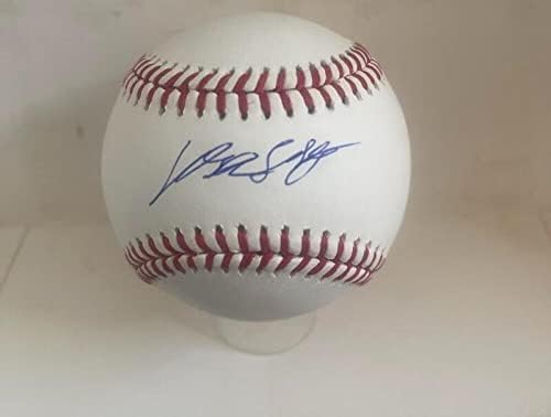 Jose Salas Marlins / Twins potpisan Auto M.L. Baseball Bas Ovjeren